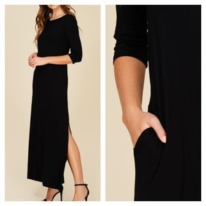 Side Slit Maxi Dress